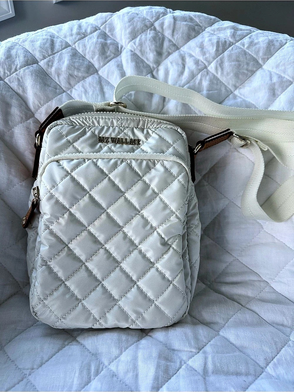 MZ WALLACE Metro Crossbody Bag - White